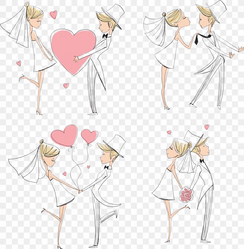 Wedding Invitation Bridegroom, PNG, 11436x11659px, Watercolor, Cartoon, Flower, Frame, Heart Download Free