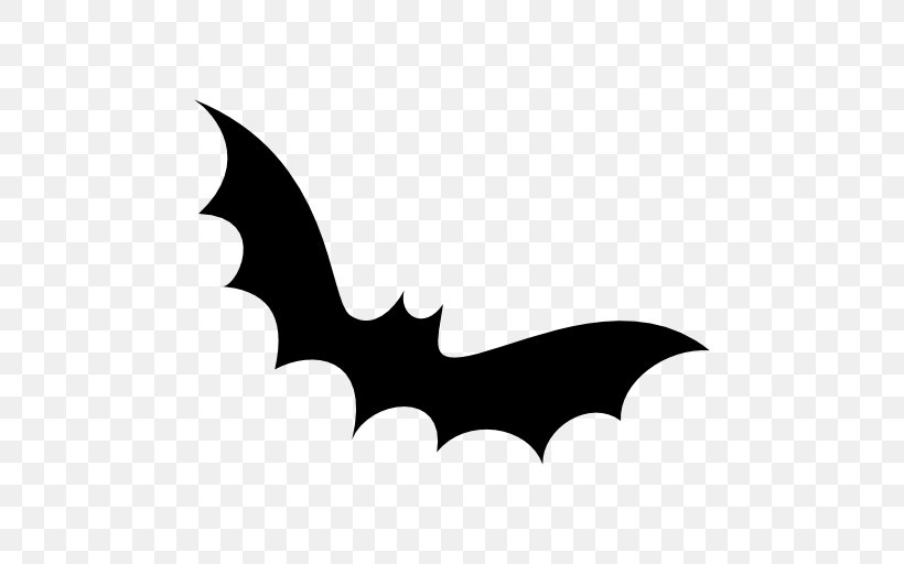 Bat Halloween Icon, PNG, 512x512px, Bat, Black, Black And White, Halloween, Icon Design Download Free