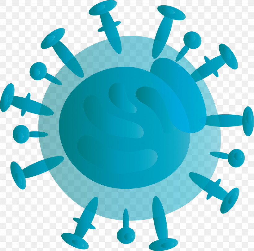 Coronavirus Corona COVID, PNG, 3000x2966px, Coronavirus, Corona, Covid, Symbol, Turquoise Download Free