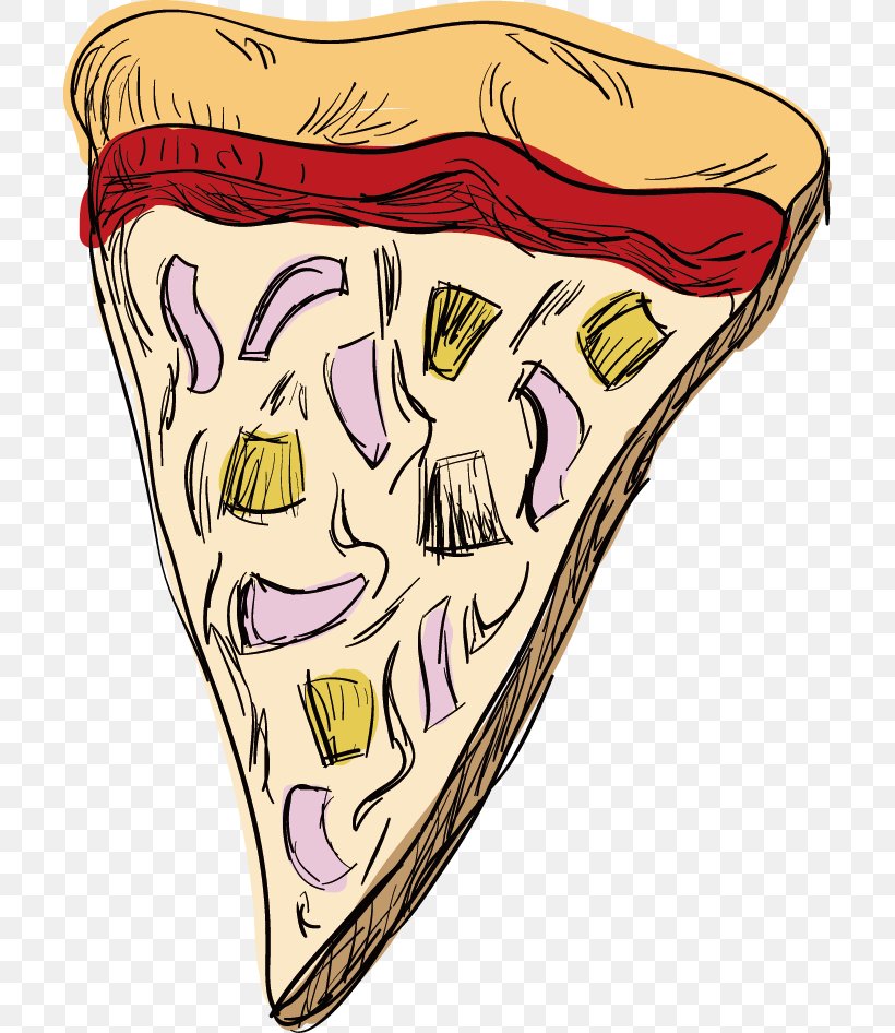 New York-style Pizza Italian Cuisine Drawing, PNG, 704x946px, Watercolor, Cartoon, Flower, Frame, Heart Download Free