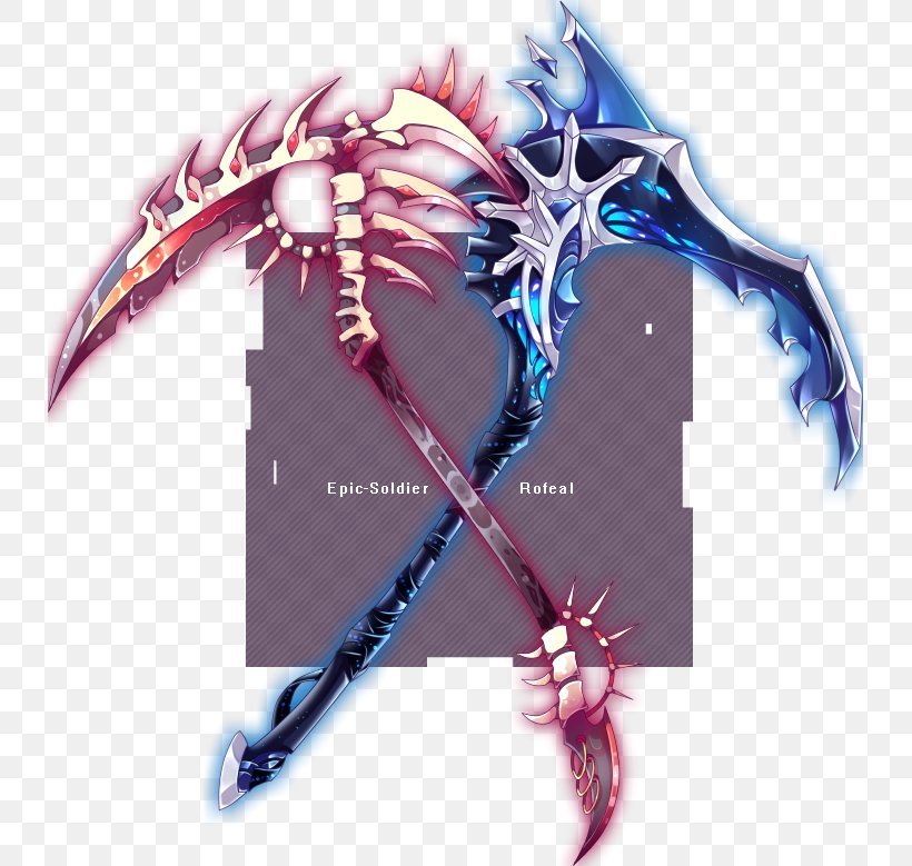 Weapon Soldier Scythe DeviantArt Bow, PNG, 733x779px, Watercolor, Cartoon, Flower, Frame, Heart Download Free