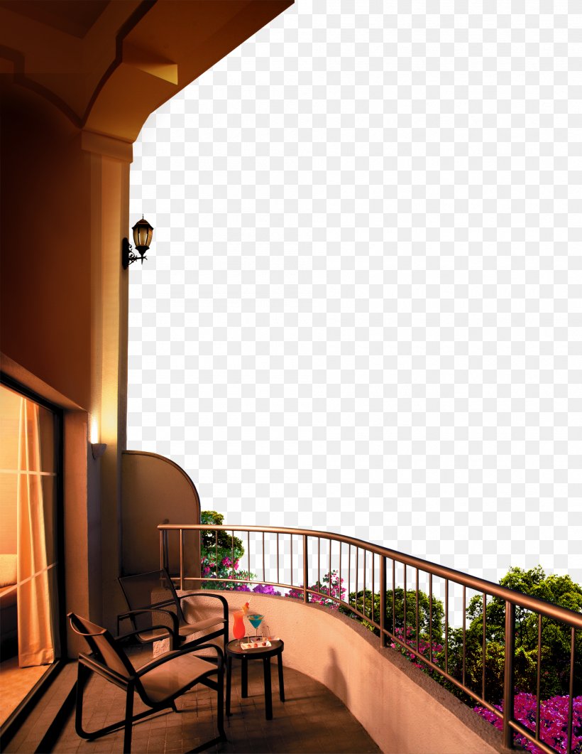 Balcony Poster, PNG, 1895x2454px, Balcony, Architecture, Ceiling, Chair, Coreldraw Download Free