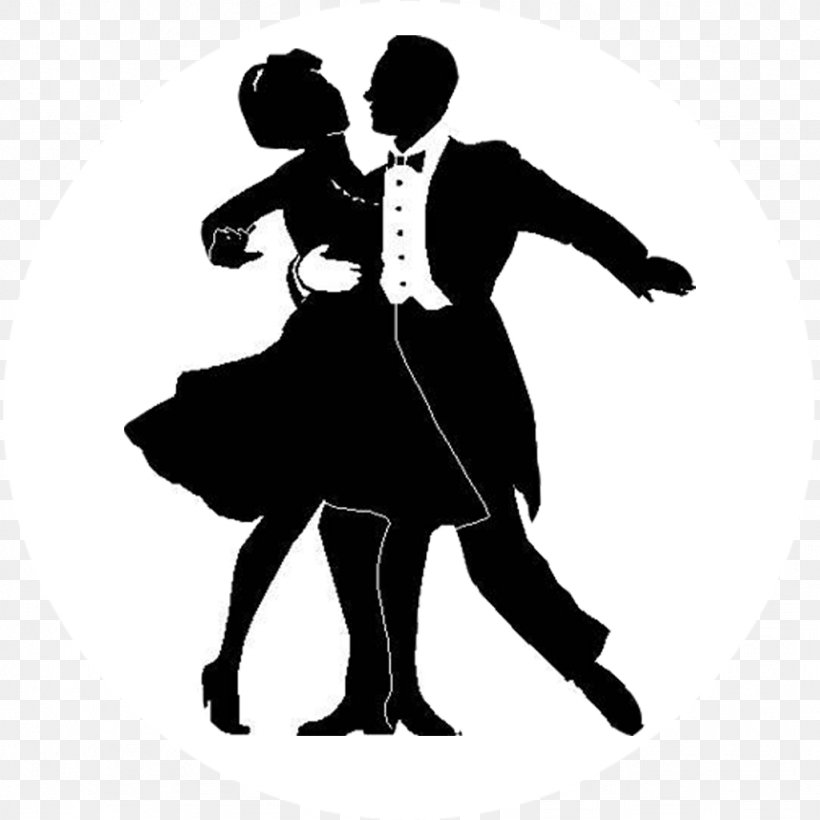 Ballroom Dance Silhouette Tango Clip Art, PNG, 1024x1024px, Dance, Art, Ballroom Dance, Black, Black And White Download Free