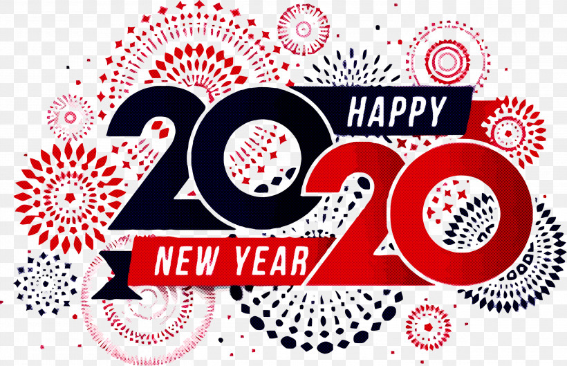 Happy New Year 2020 New Years 2020 2020, PNG, 3000x1938px, 2020, Happy New Year 2020, Circle, Label, Logo Download Free