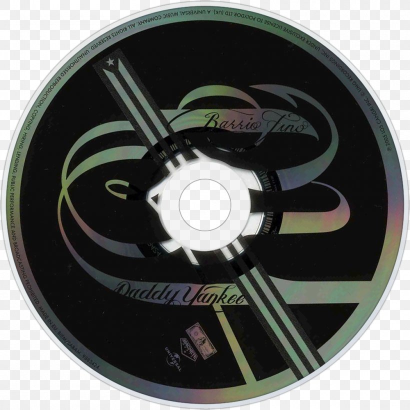 Compact Disc Spoke Barrio Fino Alloy Wheel, PNG, 1000x1000px, Compact Disc, Alloy, Alloy Wheel, Brand, Daddy Yankee Download Free