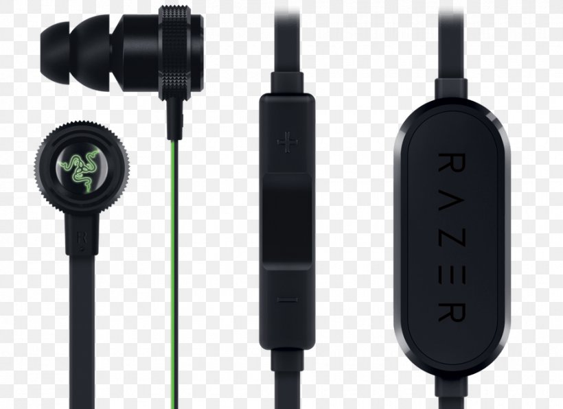 Microphone Razer Hammerhead BT Headphones Razer Inc. Bluetooth, PNG, 930x677px, Microphone, Apple Earbuds, Audio, Audio Equipment, Bluetooth Download Free