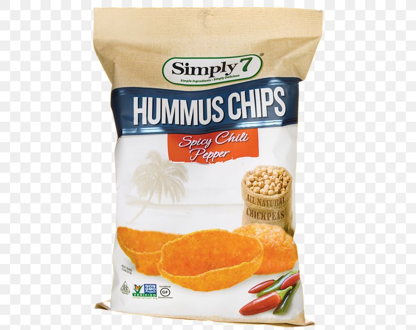 Potato Chip Vegetarian Cuisine Hummus Spicy Chili Pepper Chips Flavor, PNG, 650x650px, Potato Chip, Chili Pepper, Flavor, Food, Gluten Download Free
