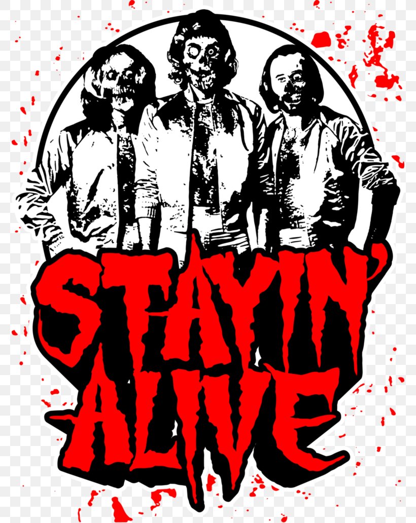 T-shirt Bee Gees Stayin' Alive Drawing, PNG, 774x1032px, Tshirt, Alive, Art, Barry Gibb, Bee Gees Download Free