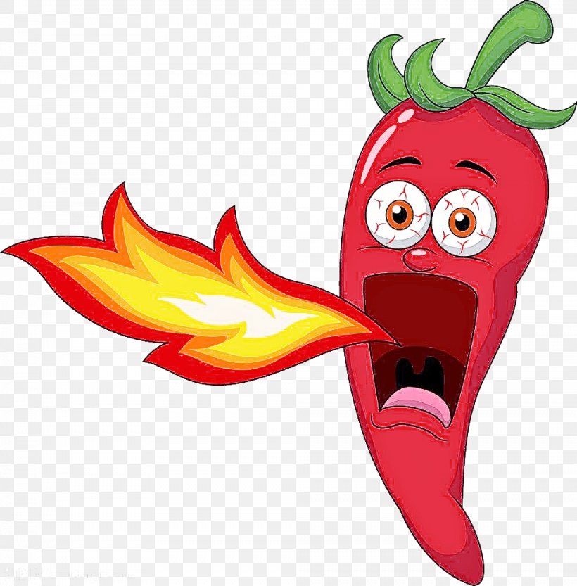 Chili Pepper Cartoon Vegetable Bell Peppers And Chili Peppers Red, PNG, 984x1000px, Chili Pepper, Bell Peppers And Chili Peppers, Capsicum, Cartoon, Plant Download Free
