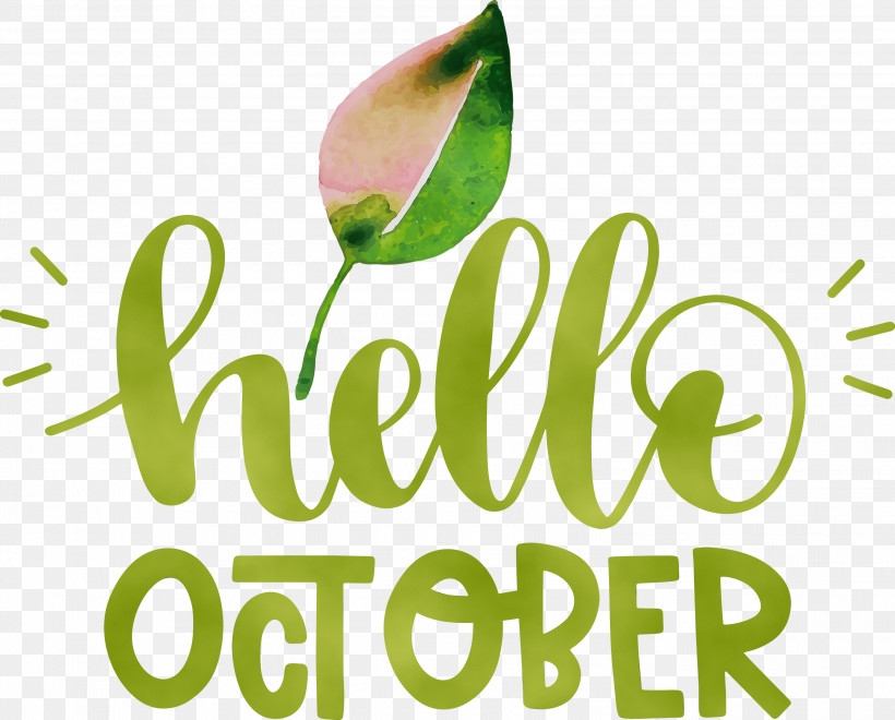 Superfood Logo Fruit Meter, PNG, 3000x2417px, Hello October, Fruit, Logo, Meter, October Download Free