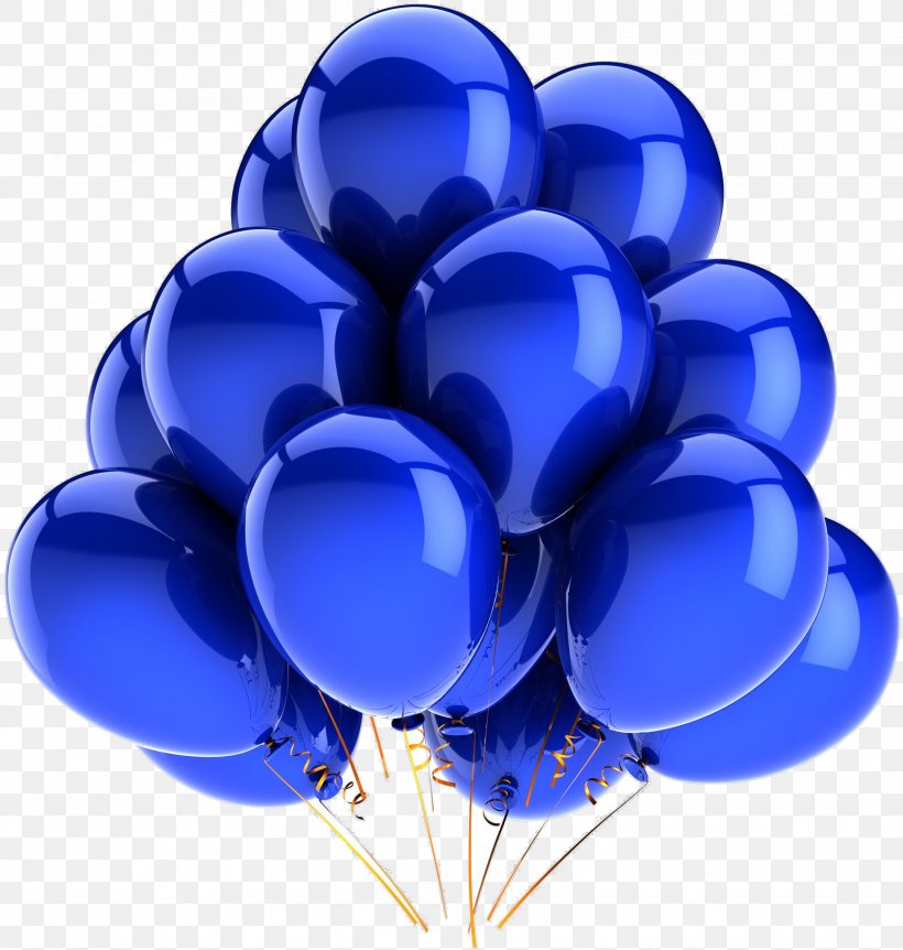 Balloon Blue Birthday Stock Photography Clip Art, PNG, 1946x2048px