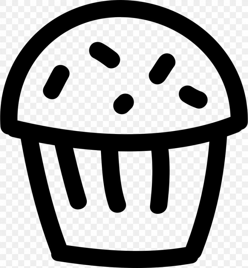 Cupcake Madeleine Torte Dessert Clip Art, PNG, 906x980px, Cupcake, Black And White, Dessert, Drawing, Emotion Download Free
