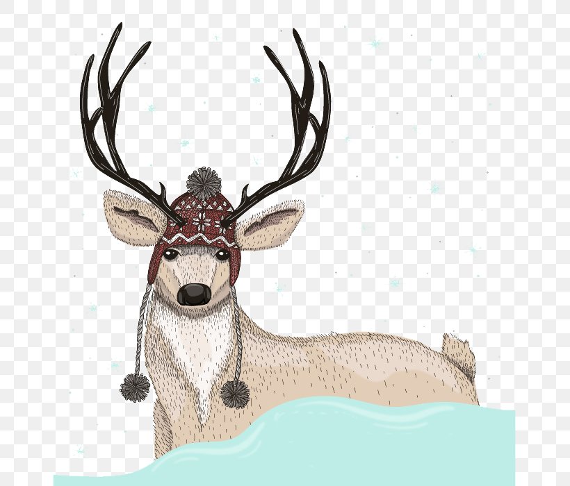Deer Stock Photography Royalty-free Illustration, PNG, 700x700px, Deer, Antler, Christmas, Christmas Card, Greeting Card Download Free
