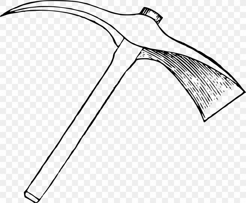 Pickaxe Drawing Mattock Clip Art, PNG, 2400x1984px, Pickaxe, Area, Arm, Artwork, Black And White Download Free