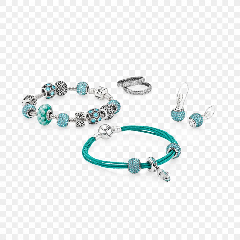Hawaii Pandora Charm Bracelet Jewellery, PNG, 1000x1000px, Hawaii, Aqua, Bangle, Bead, Blue Download Free