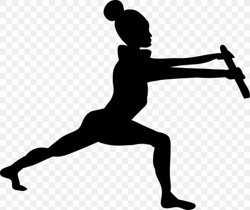 Physical Fitness Knee Silhouette Stretching Clip Art, PNG, 1281x1080px, Physical Fitness, Arm, Balance, Black And White, Hip Download Free