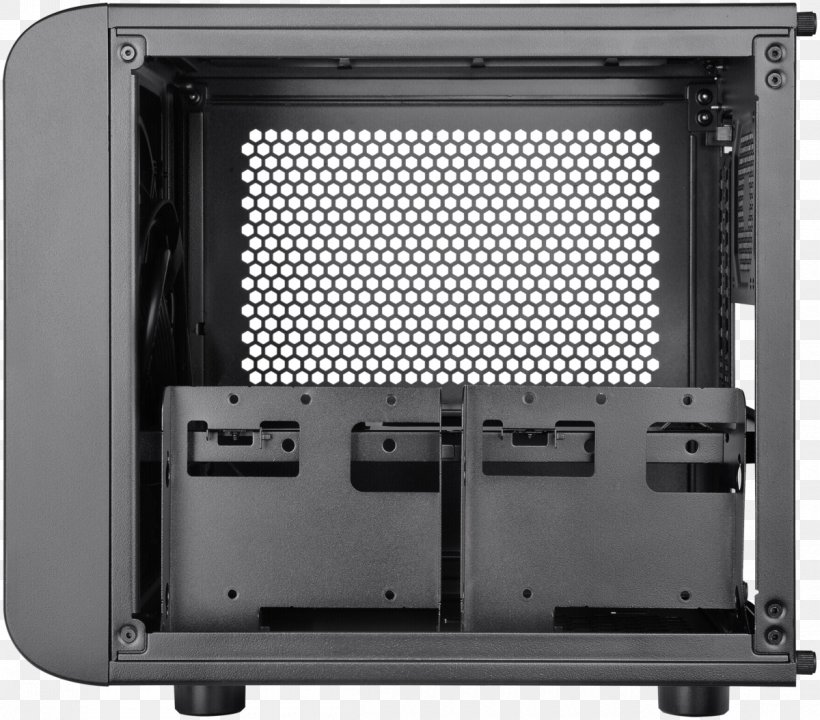 Computer Cases & Housings Thermaltake Suppressor F1 Cube CA-1E6-00S1WN-00 Mini-ITX Thermaltake Housing Core P3 Hardware/Electronic, PNG, 1200x1055px, Computer Cases Housings, Atx, Computer Case, Electronics, Hardware Download Free