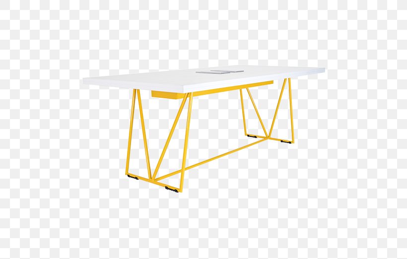 Product Design Line Angle, PNG, 522x522px, Furniture, Outdoor Table, Rectangle, Table, Yellow Download Free