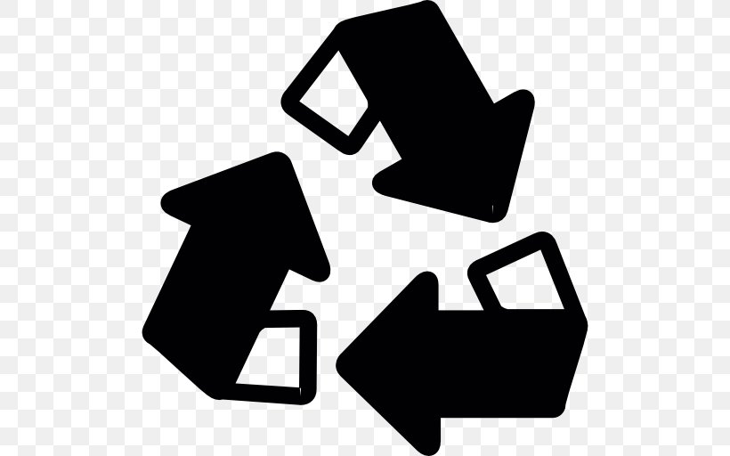 Recycling Symbol Recycling Bin Rubbish Bins & Waste Paper Baskets, PNG, 512x512px, Recycling Symbol, A1 Hesperia Recycling Co Inc, Area, Black, Black And White Download Free