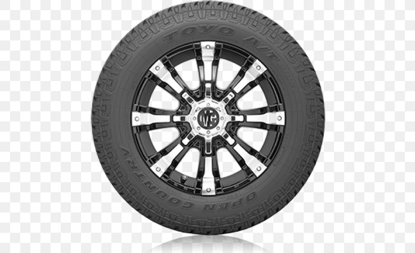 Toyo Tire & Rubber Company Car Tread Toyo Tire Benelux BV, PNG, 500x500px, Tire, Alloy Wheel, Allterrain Vehicle, Auto Part, Automotive Tire Download Free