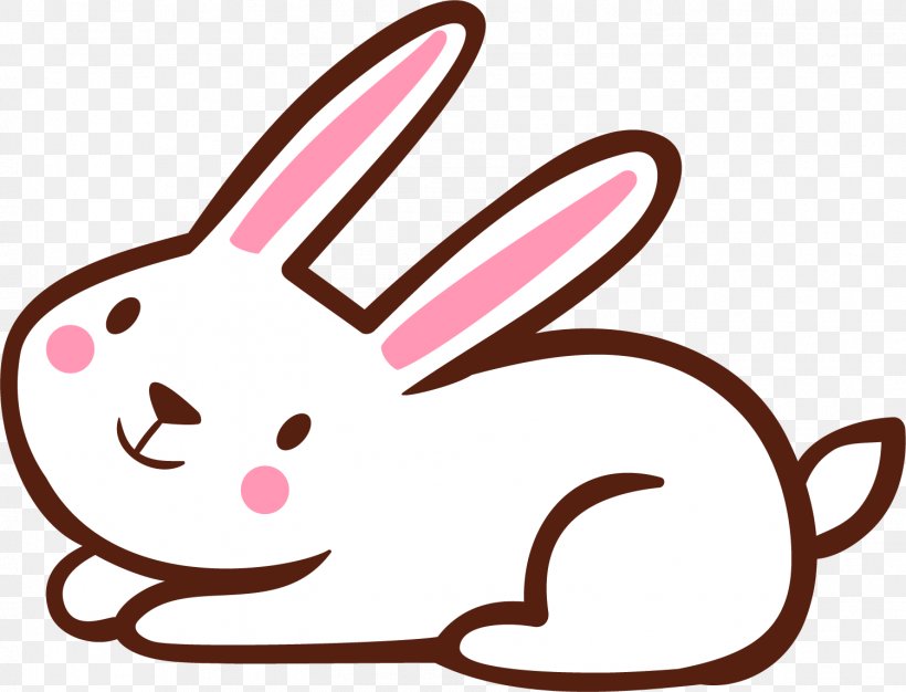 Domestic Rabbit Clip Art, PNG, 1501x1147px, Little White Rabbit, Animal, Area, Artwork, Cartoon Download Free