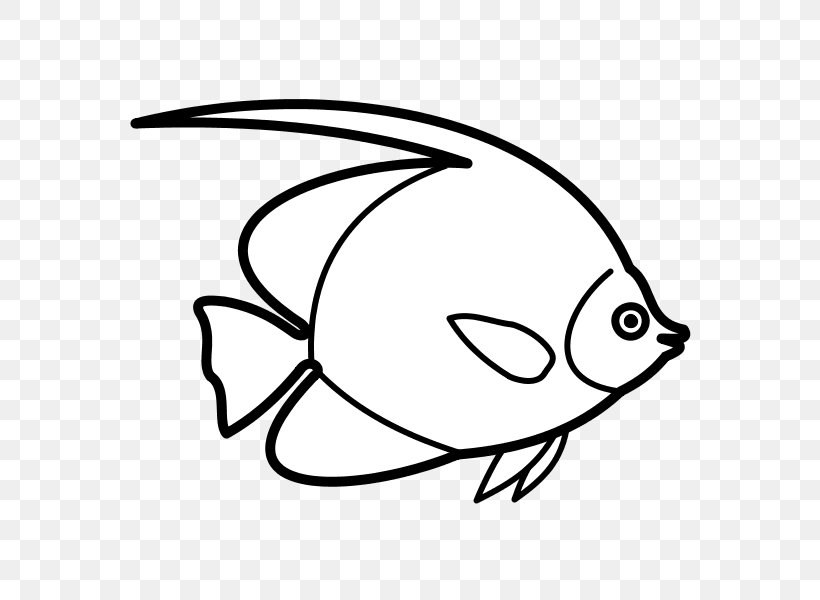 Drawing Deep Sea Fish Line Art Clip Art, PNG, 600x600px, Drawing, Area, Artwork, Beak, Black Download Free