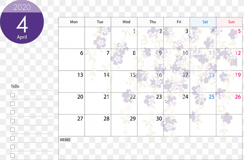 April 2020 Calendar April Calendar 2020 Calendar, PNG, 3000x1970px, 2020 Calendar, April 2020 Calendar, April Calendar, Line, Number Download Free