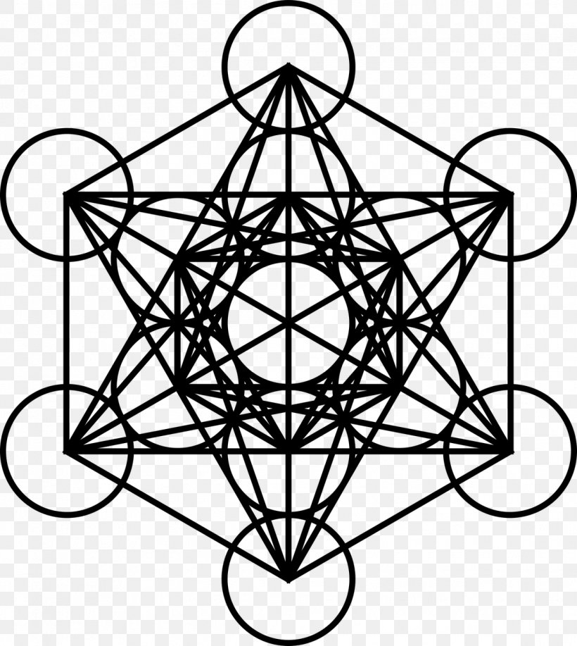 Metatron's Cube Overlapping Circles Grid Sacred Geometry, PNG, 1144x1280px, Metatron, Art, Black And White, Geometry, Line Art Download Free