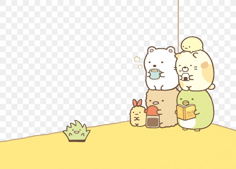 Sumikko Gurashi Kavaii San-X Character Nintendo 3DS, PNG, 1120x800px, Watercolor, Cartoon, Flower, Frame, Heart Download Free