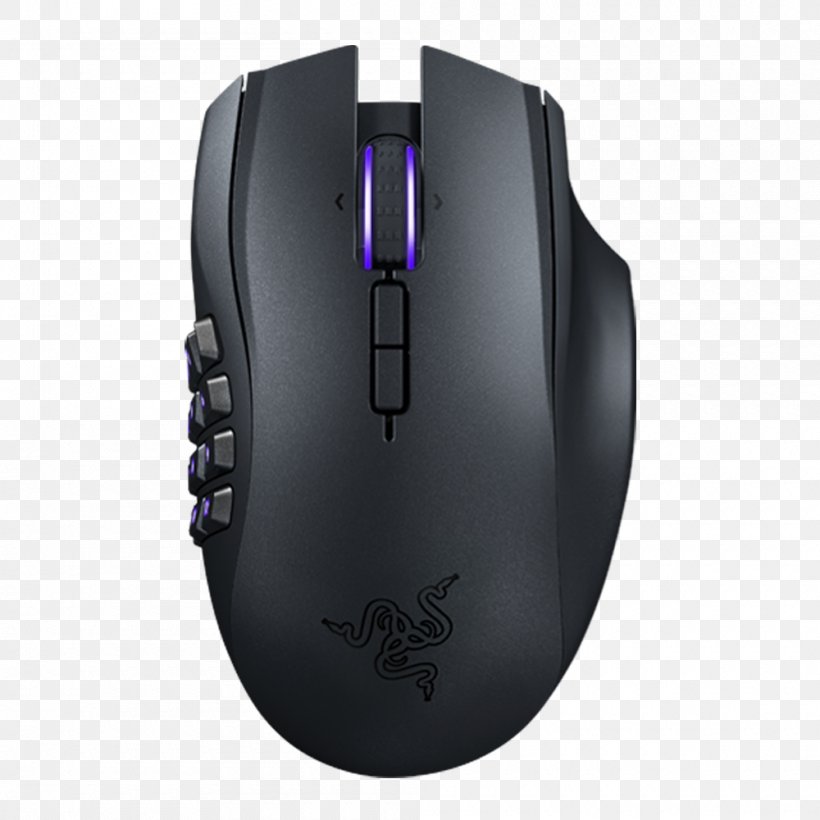 Computer Mouse Razer Naga Epic Chroma Razer Inc. Video Game, PNG, 1000x1000px, Computer Mouse, Computer Component, Dots Per Inch, Electronic Device, Game Download Free