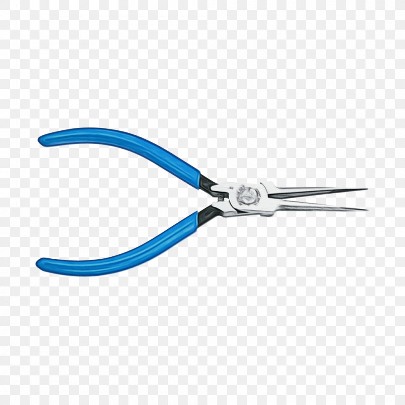Pliers Tool Hand Tool Diagonal Pliers Scissors, PNG, 1000x1000px, Watercolor, Dewalt, Diagonal Pliers, Draper Tools, Hand Tool Download Free