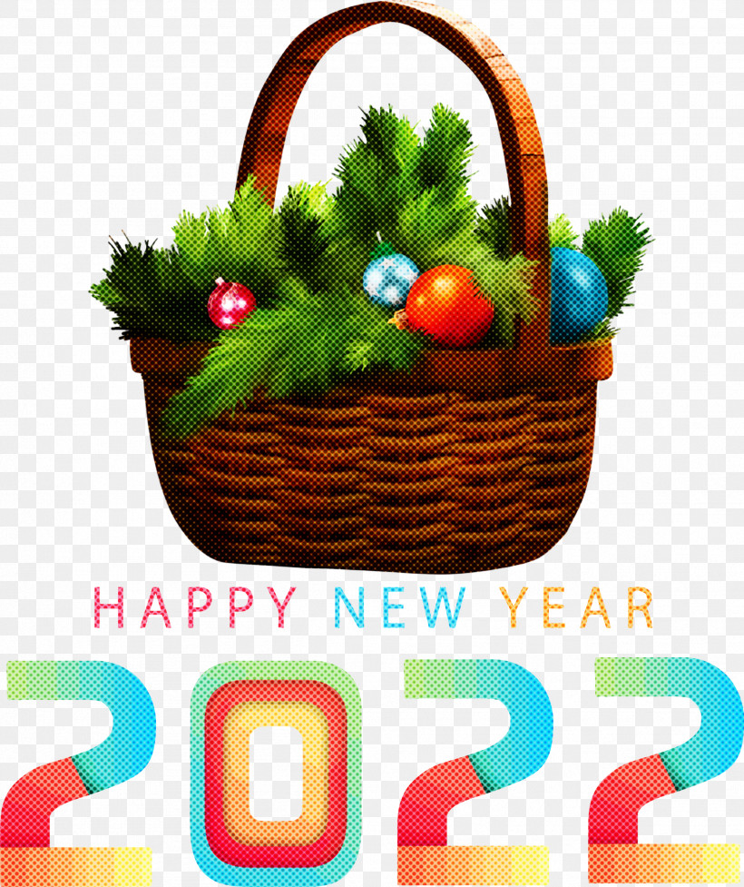 Happy 2022 New Year 2022 New Year 2022, PNG, 2517x3000px, Basket, Basketball, Christmas Day, Christmas Decoration, Flower Download Free