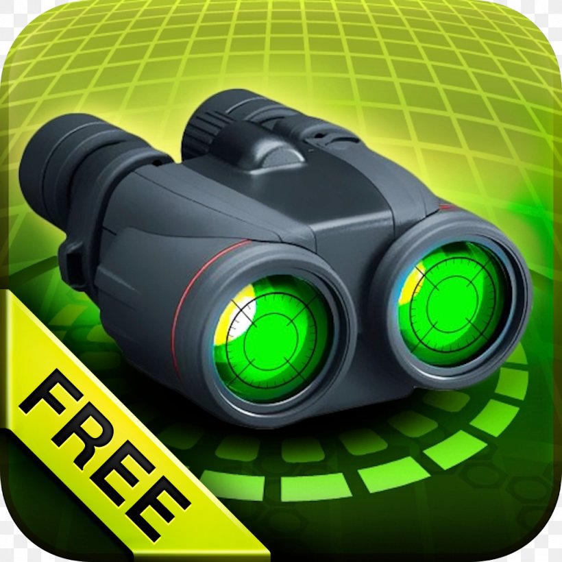 Night Vision Device Kik Messenger Binoculars App Store, PNG, 1024x1024px, Night Vision, App Store, Binoculars, Green, Internet Download Free