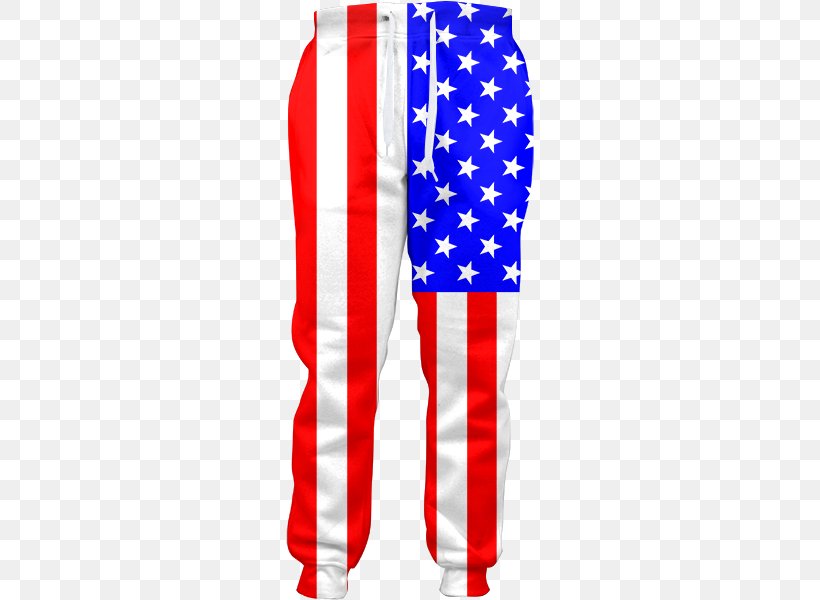 Flag Of The United States Tracksuit Pants Clothing, PNG, 600x600px, Flag Of The United States, All Over Print, Capri Pants, Clothing, Electric Blue Download Free
