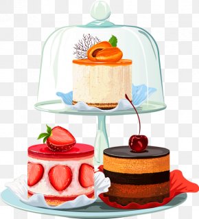 Drawing Cake - Cupcake Ice Cream Layer Cake Clip Art PNG