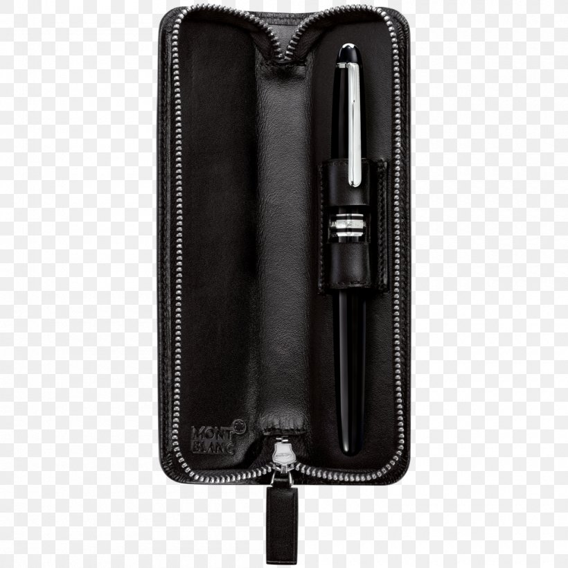 Meisterstück Montblanc Pen & Pencil Cases Zipper, PNG, 1000x1000px, Montblanc, Bag, Ballpoint Pen, Black, Case Download Free