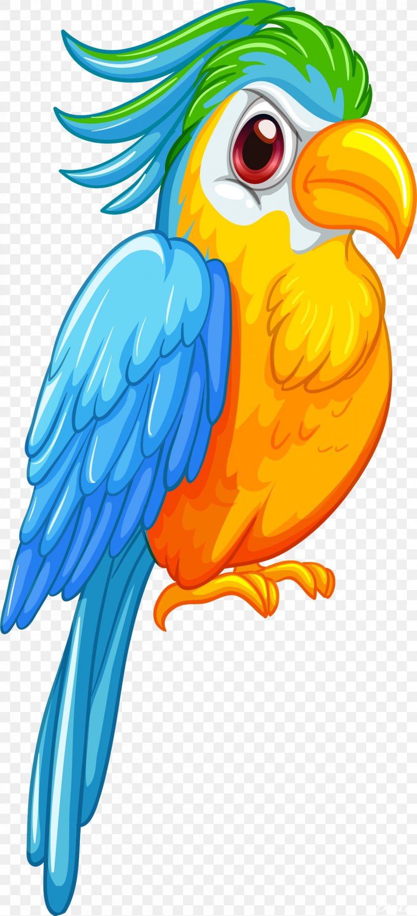 Parrot Bird Royalty-free, PNG, 1200x2637px, Parrot, Art, Beak, Bird, Blueandyellow Macaw Download Free