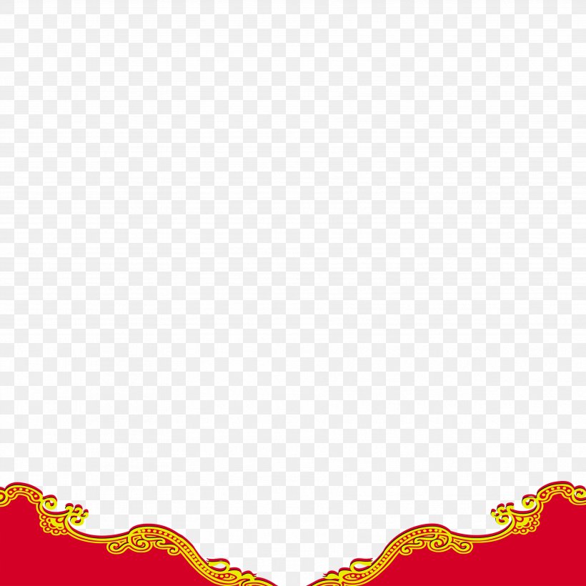 Red Festive Pattern Edge, PNG, 3543x3543px, Red, Gratis, Motif, Point, Shading Download Free