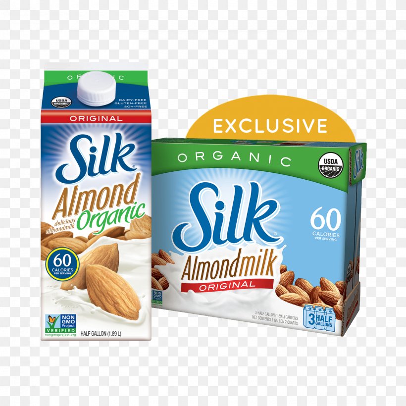 Almond Milk Organic Food Coconut Water Soy Milk, PNG, 1520x1520px, Almond Milk, Almond, Brand, Coconut Water, Dairy Products Download Free