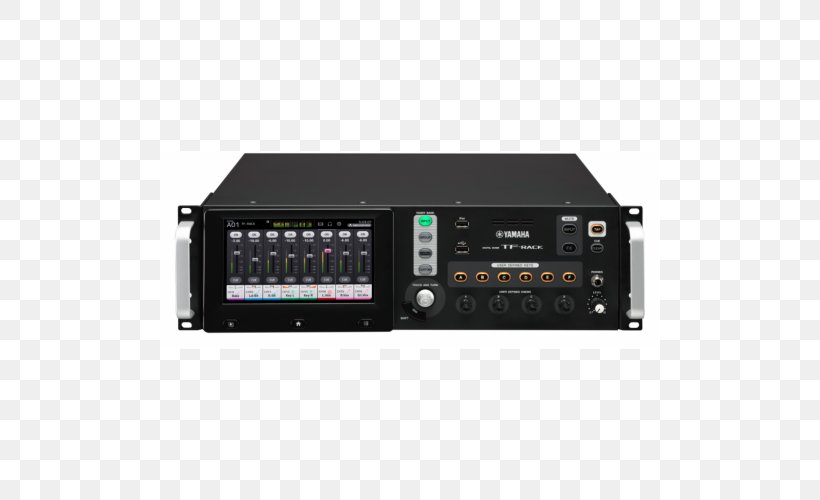 Digital Mixing Console Audio Mixers Yamaha TF-Rack Yamaha TF1 Yamaha Corporation, PNG, 500x500px, 19inch Rack, Digital Mixing Console, Audio, Audio Equipment, Audio Mixers Download Free
