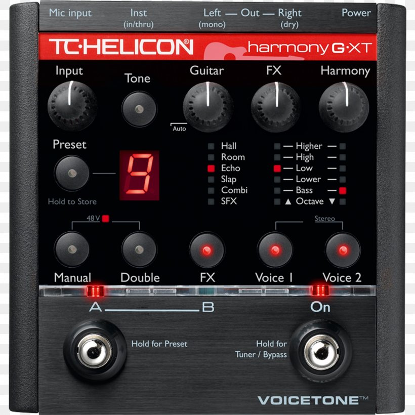 Effects Processors & Pedals TC-Helicon VoiceTone Harmony-G XT TC-Helicon VoiceTone Harmony G-XT, PNG, 2000x2000px, Watercolor, Cartoon, Flower, Frame, Heart Download Free