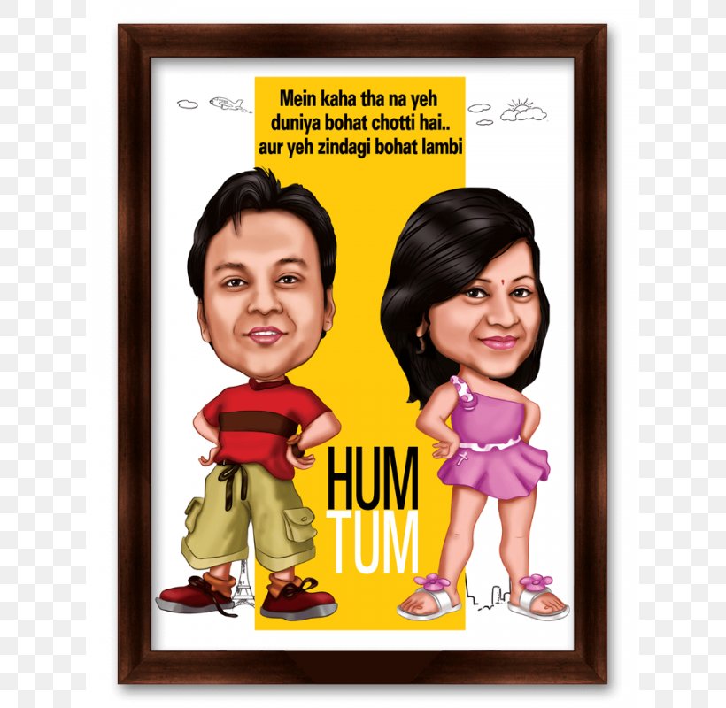 Hum Tum Bunty Aur Babli Cartoon Caricature Film, PNG, 800x800px, Hum Tum, Animated Film, Art, Bunty Aur Babli, Caricature Download Free