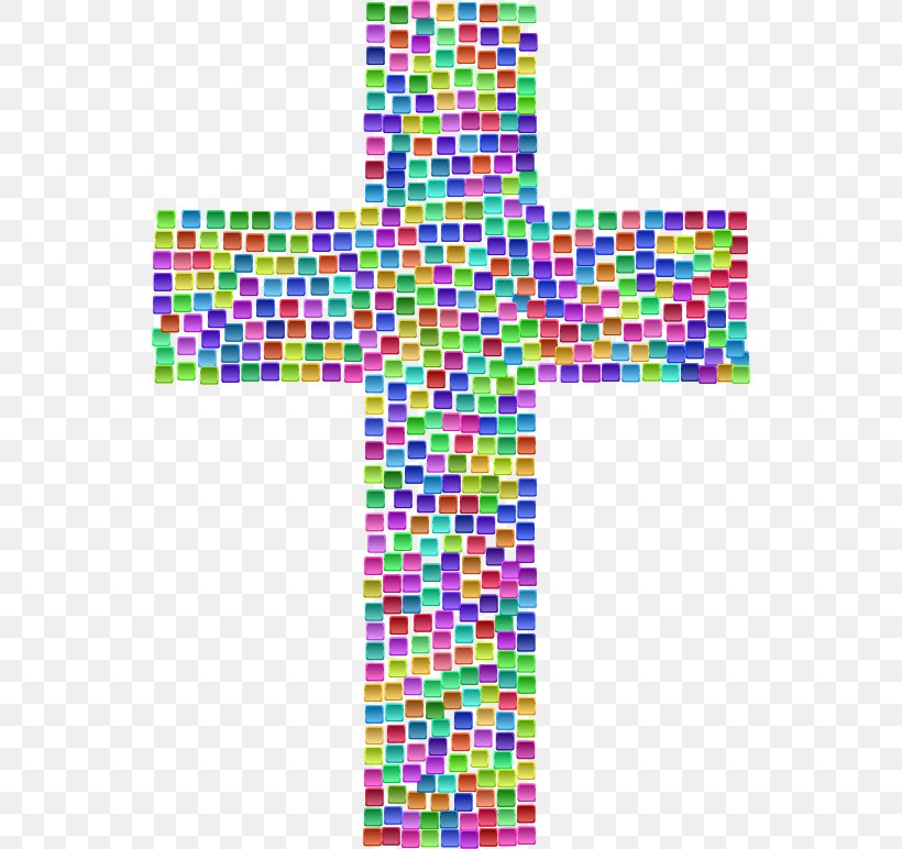 Mosaic Christian Cross Drawing Clip Art, PNG, 544x772px, Mosaic, Area, Art, Christian Cross, Christianity Download Free