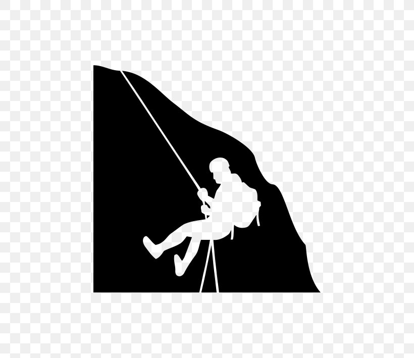 Canyoning Climbing Underwater Diving Sticker Clip Art, PNG, 570x709px, Canyoning, Adhesive, Black, Black And White, Climbing Download Free