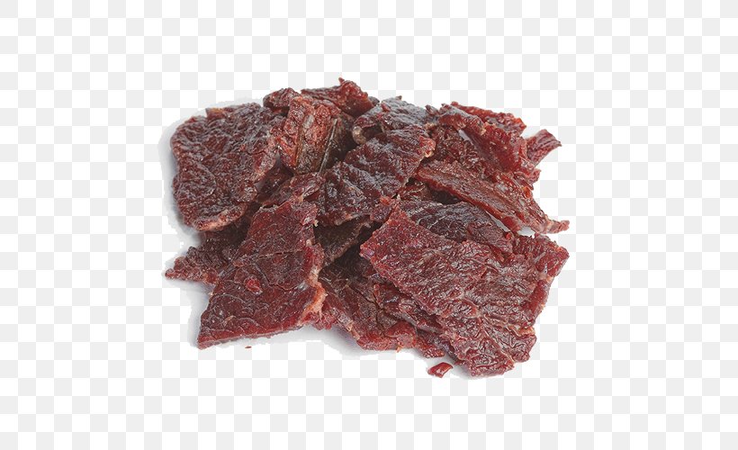 Jerky Venison Flat Iron Steak Beef, PNG, 500x500px, Jerky, Animal Source Foods, Beef, Curing, Flat Iron Steak Download Free