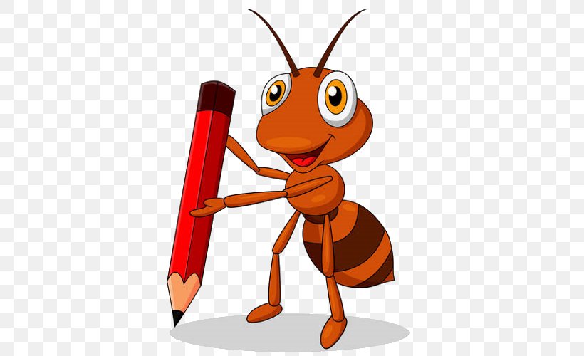 Ant Cartoon, PNG, 500x500px, Ant, Art, Arthropod, Can Stock Photo, Cartoon Download Free