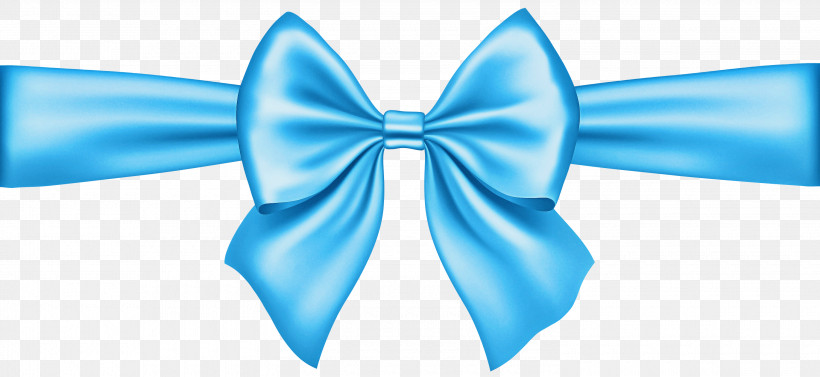 Bow Tie, PNG, 3000x1380px, Blue, Aqua, Azure, Bow Tie, Electric Blue Download Free