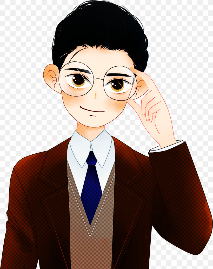 Glasses, PNG, 1269x1600px, Cartoon, Black Hair, Businessperson, Formal Wear, Gentleman Download Free