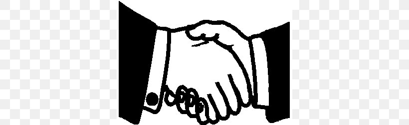 Handshake Clip Art, PNG, 352x252px, Handshake, Area, Black, Black And White, Blog Download Free