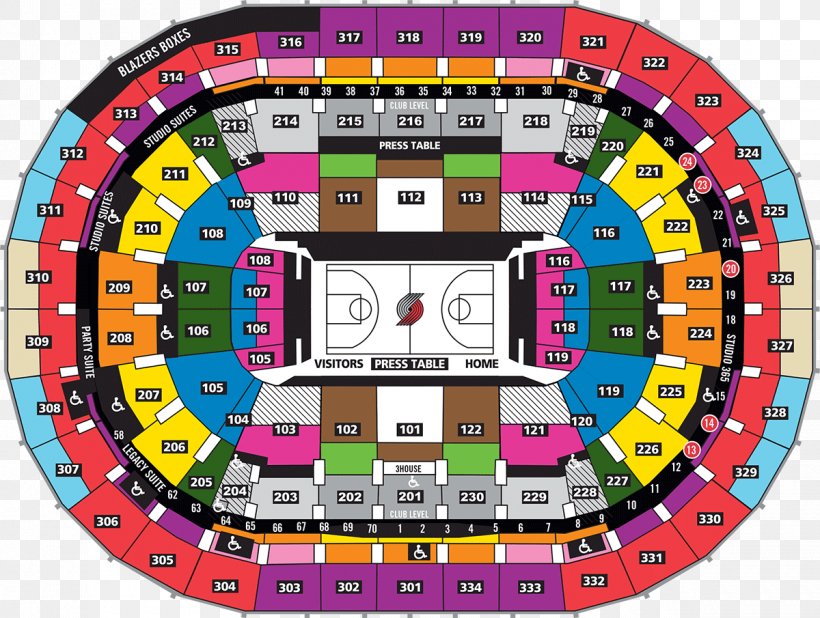 Moda Center Rose Quarter Portland Trail Blazers NBA Seating Assignment, PNG, 1200x905px, Moda Center, Aircraft Seat Map, Drawing, Games, Map Download Free